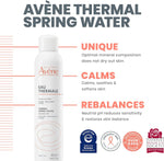 Avène Thermal Spring Water being sprayed as a mist