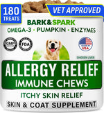 BARK&SPARK Omega 3 for Dogs - 180 Fish Oil Treats for Dog Shedding, Skin Allergy Chews, Itch Relief, Hot Spots Treatment - Joint Health - Skin and Coat Supplement - EPA & DHA Fatty Acids - Salmon Oil - Image 15