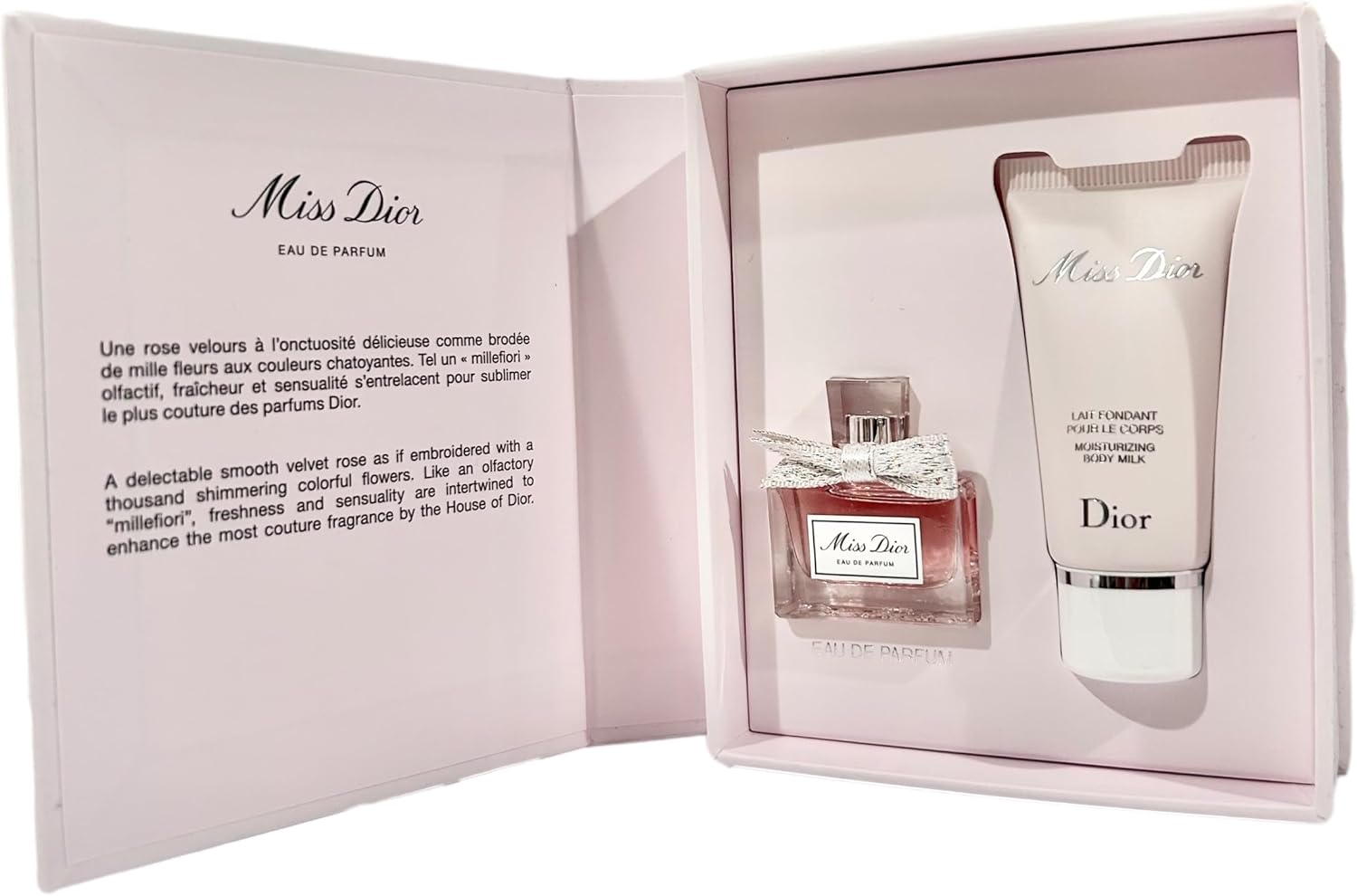 Dior MISS Perfume & Lotion Women Travel MINI Gift SET (Perfume 5 ML/Lotion 0.67 Fl Oz) - Image 1