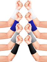 Newcotte athletic wrist support braces in black and white