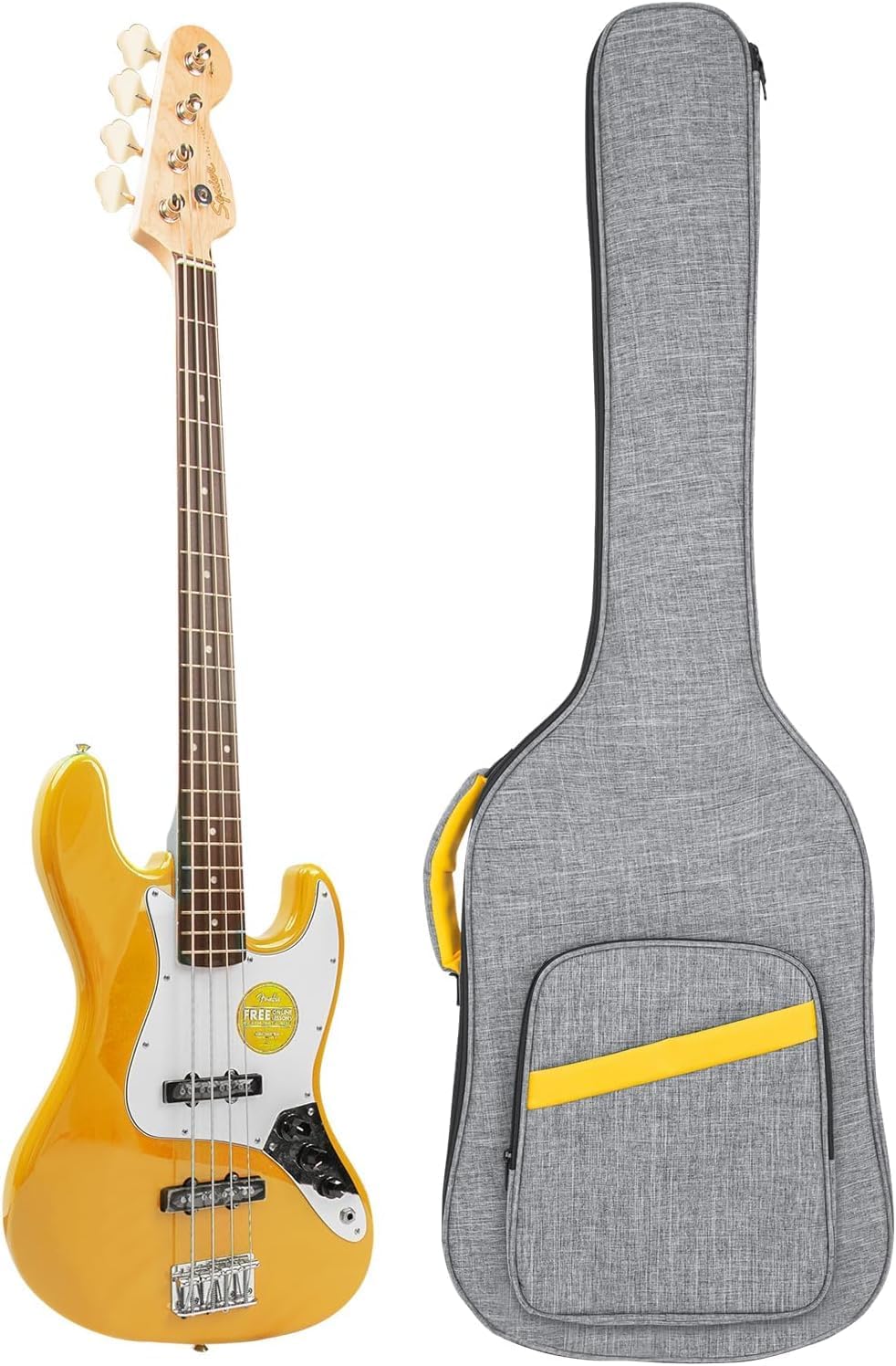 LETSROCK 38 40 41 Inch Electric Guitar Gig Bag, Electric Guitar Case with 0.5 Inch Waterproof Thick Padding with Carry Handle, Pocket & Neck Strap Electric Guitar Bag Gray - Image 9