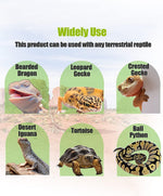 Helidrago snake and lizard habitat liner material flexibility demonstration view