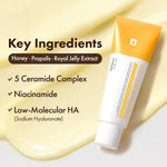 Tosowoong moisturizing cream texture showing its lightweight non-sticky formulation.