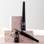 Milani water resistant matte liquid liner swatch on skin