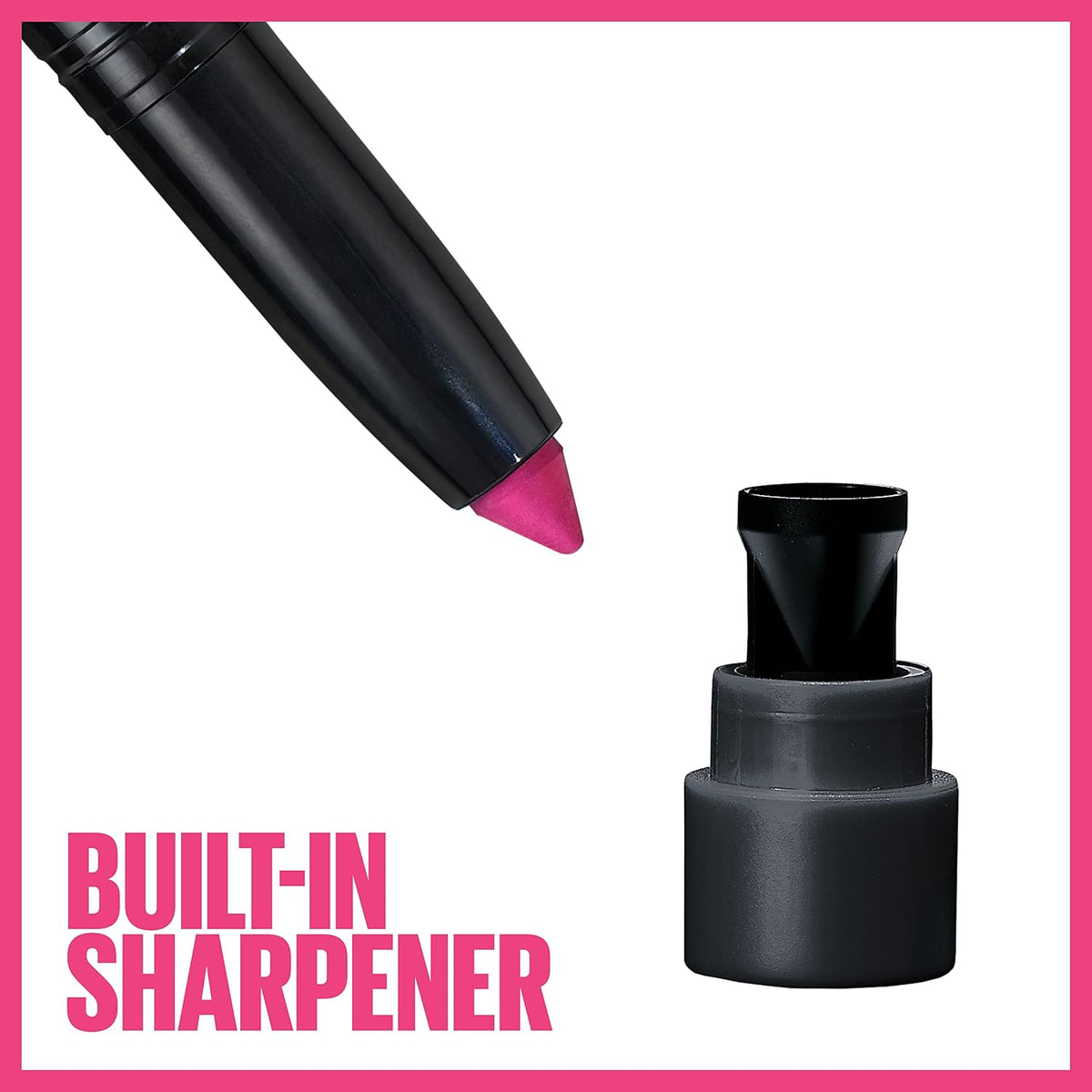 Maybelline longwear eye shadow stick with built-in sharpener feature