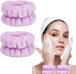 Taocar 2 piece pink wrist towels package display