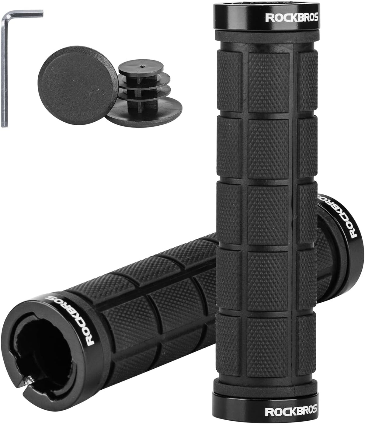 ROCKBROS Bike Grips Double Lock On,Comfortable Handlebar Grips,Anti-Slip | for Mountain,Bike Bmx,Bike Scooter,Beach Cruiser, Folding Bike - Image 10