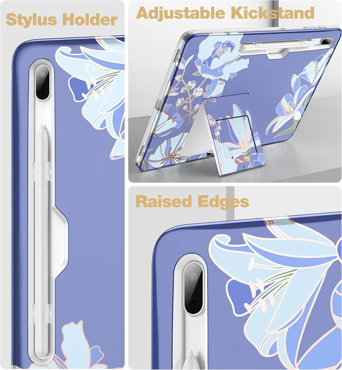 SURITCH protective case showing built-in screen protector overlay