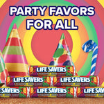 Individually wrapped Life Savers fruit flavored hard candies