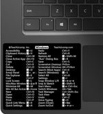 TeachUcomp keyboard shortcuts sticker front view