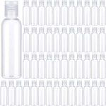 Zhehao 200 pack of clear travel bottles with flip caps for bulk toiletry storage