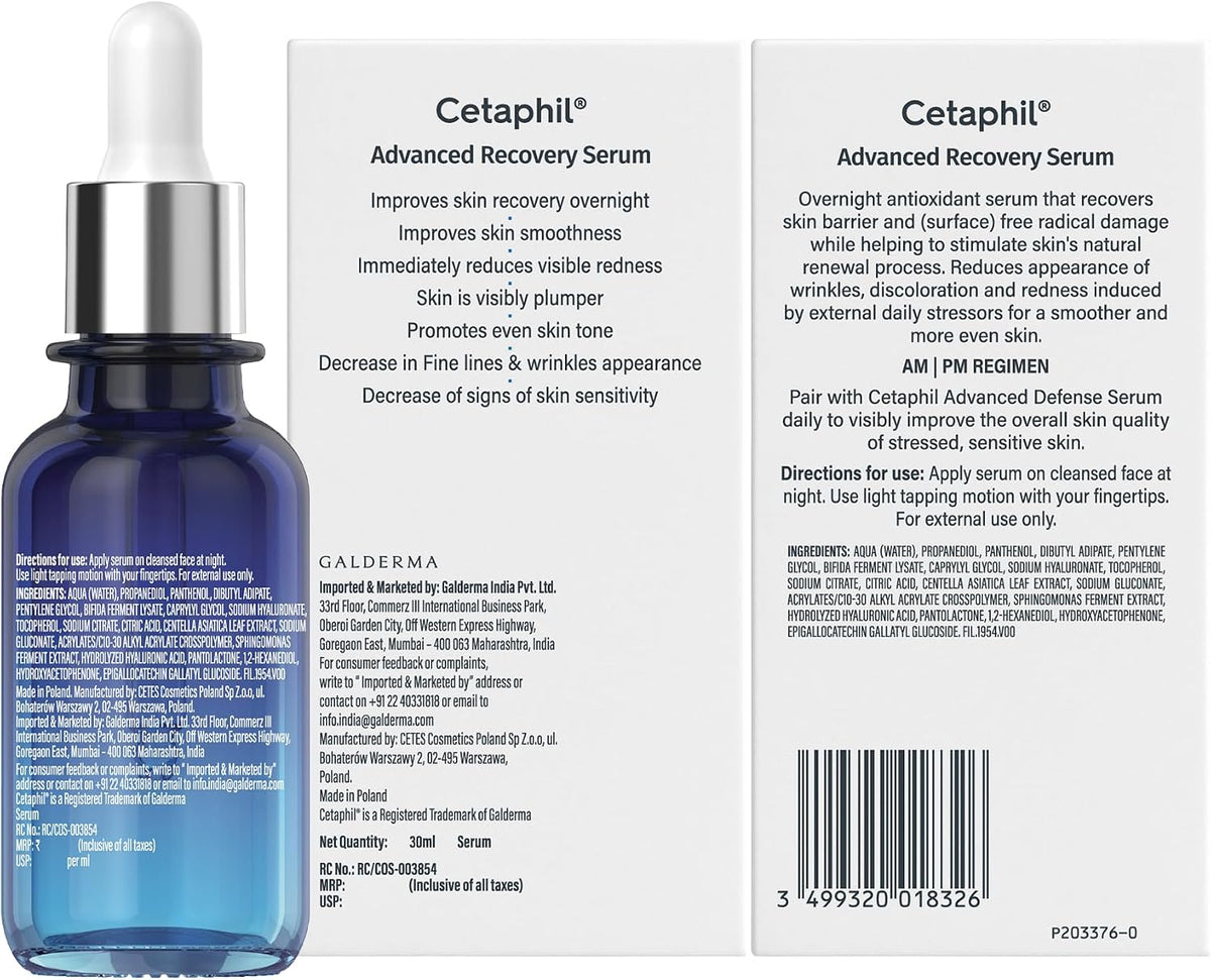 Cetaphil Advanced Recovery Serum authentic USA imported stock