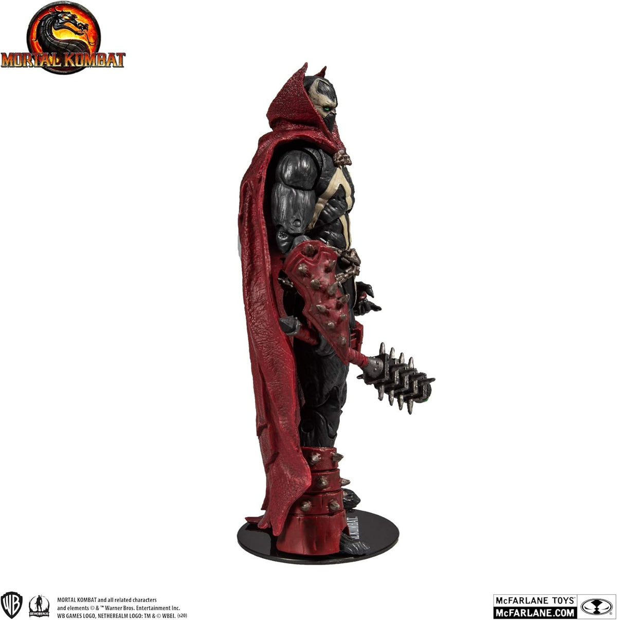 Mortal Kombat Spawn action figure branded display base