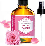 Leven Rose pure Moroccan rose water spray front view bottle