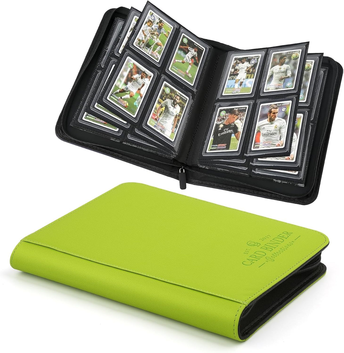Toploader Binder,Toploader Hard Cases, 9-Pocket Pages Sleeves Hold up 288 Cards.Toploader Card Binder with Sleeves for "3x4" rigidCard Holder(black) - Image 13