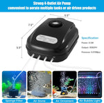 Aquaneat aquarium air pump control knob and setup