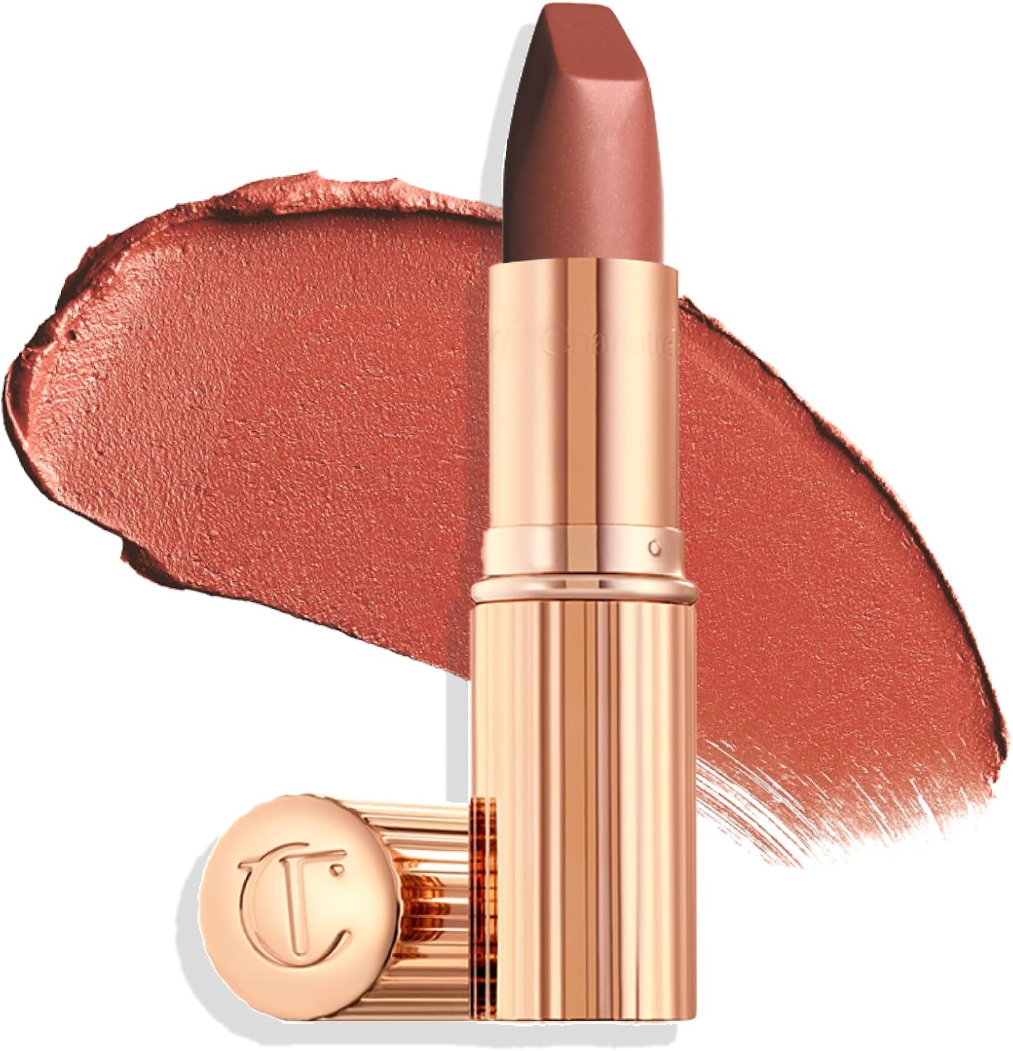 Charlotte Tilbury Matte Revolution Lipstick Pillow Talk Medium front view