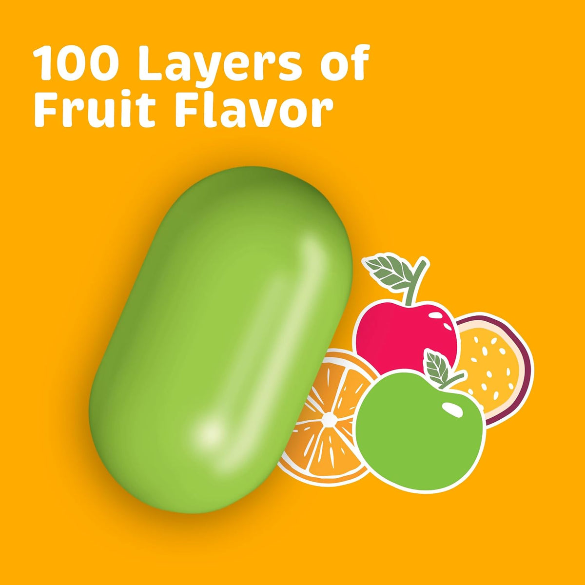 Pocket sized reusable candy container filled with mints