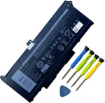 Mobik RJ40G laptop battery front view showing the 4 cell layout and 63Wh specifications label.