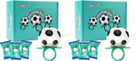 Soccer Ring Lollipops,Individually Wrapped Candy for Birthday Party Favors,football Candy Lollipops Suckers,18 Count - Image 12