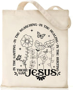 Canvas Christian Tote Bags Bible Faith Friend Birthday Gifts Graphic Totes Sunday Church Bag - Image 10