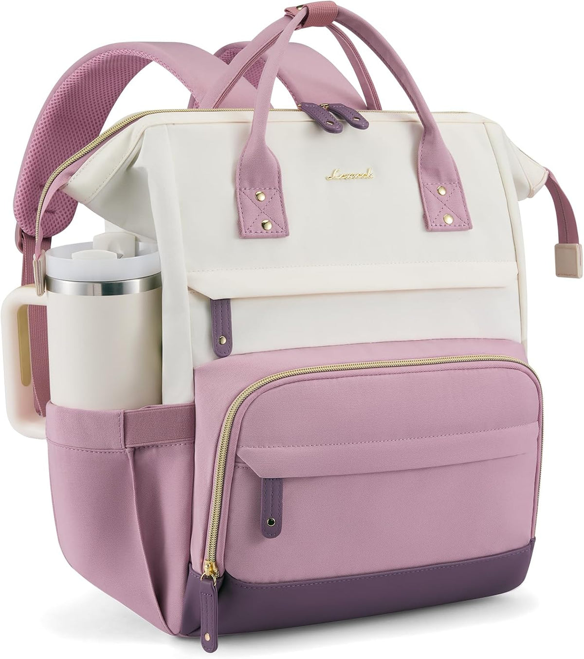 LOVEVOOK Laptop Backpack for Women, 15.6 Inch Work Business Backpacks Purse With Large Capacity, Waterproof Nurse Bag College Bookbag for School, Waterproof Casual Daypack for Travel - Image 11