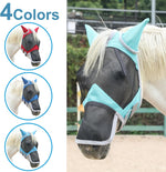 Interior view showing soft fleece padding on Gallopoff fly mask