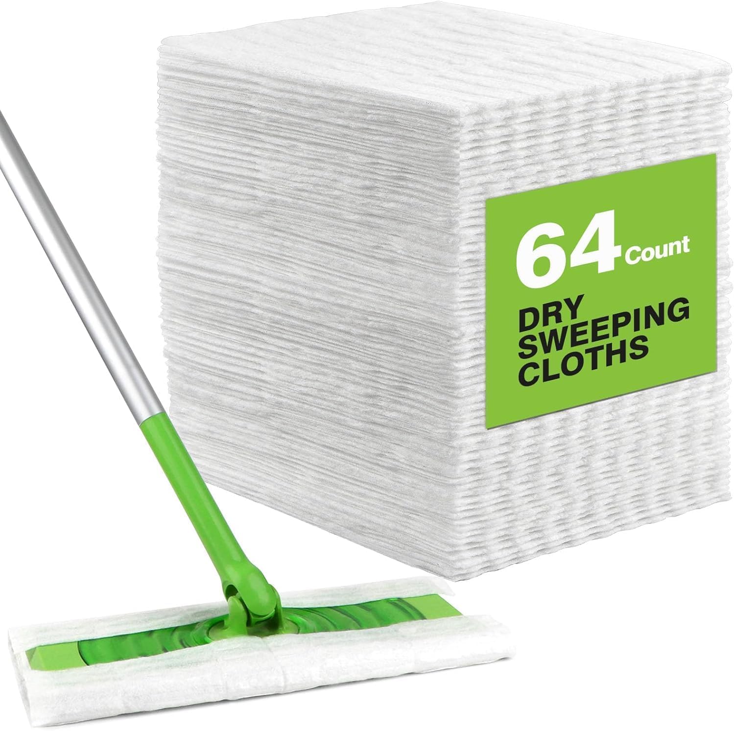 HOMEXCEL dry sweeping cloths pads front view packaging