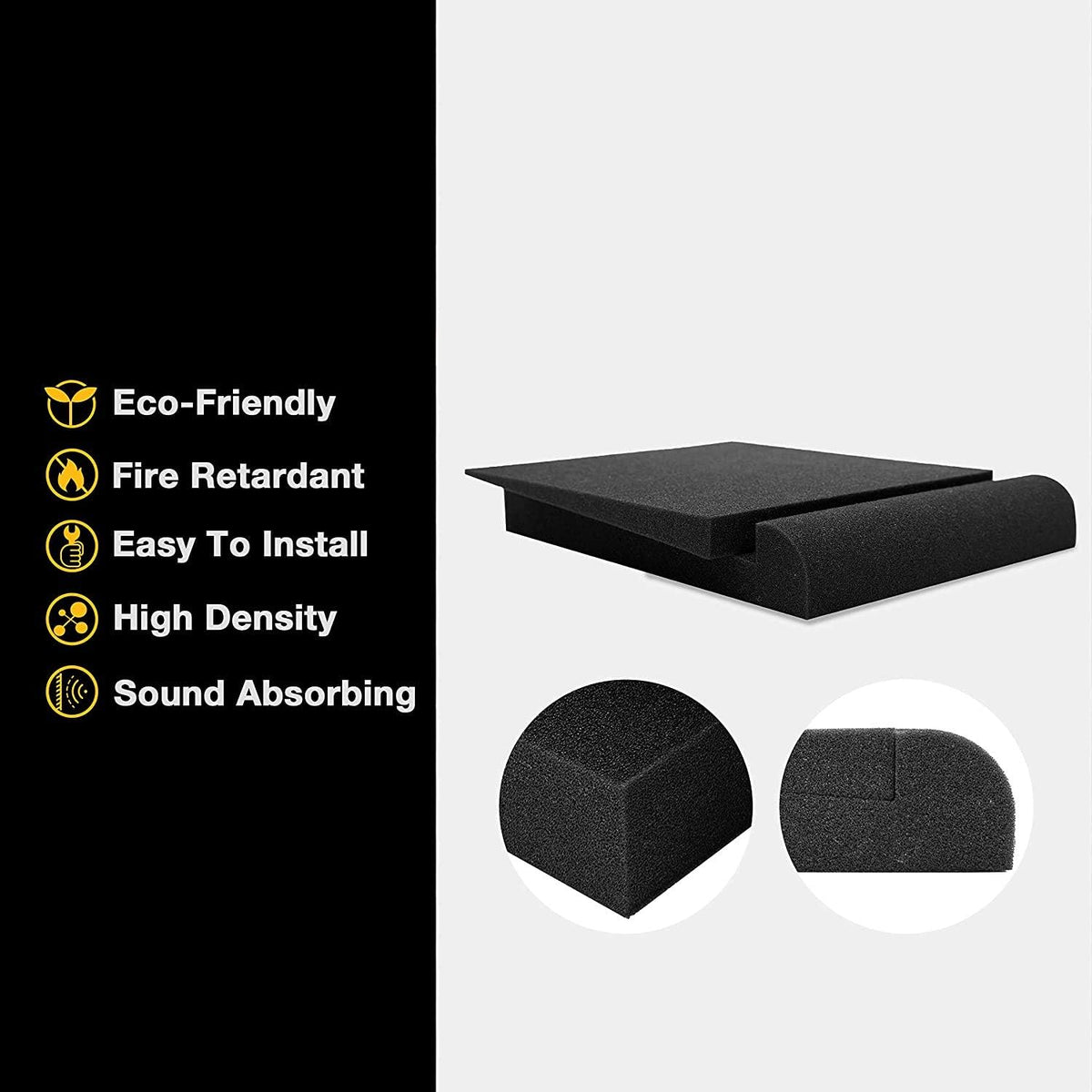 Sonic Acoustics speaker isolation pads side profile