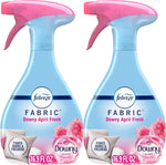Febreze Odor Fighting Fabric Refresher Downy April Fresh front view for home odor elimination.