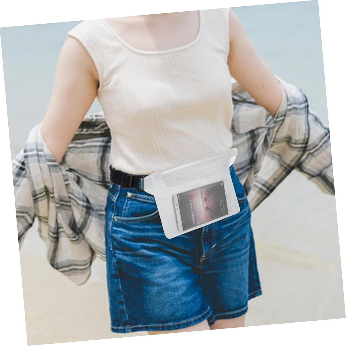 2pcs Adjustable Waist Bag for Outdoor Activities Dry Bag Pouch for Kayaking Boarding and Beach Essentials - Image 9