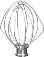 K45WW Wire Whip for KitchenAid Tilt-Head Mixer,6-Wire Whisk Attachment Replacement for 4.5QT/5QT Models K45SS KSM110 KSM75 KSM90 KSM100, Aluminum Head with Stainless Steel Wires, Hand Wash Only - Image 1