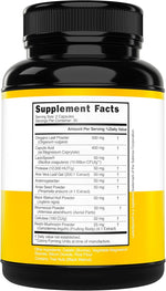 Dorado Nutrition Candida Cleanse supplement label details