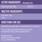 Premium canine immune system support formula with active Enterococcus faecium.