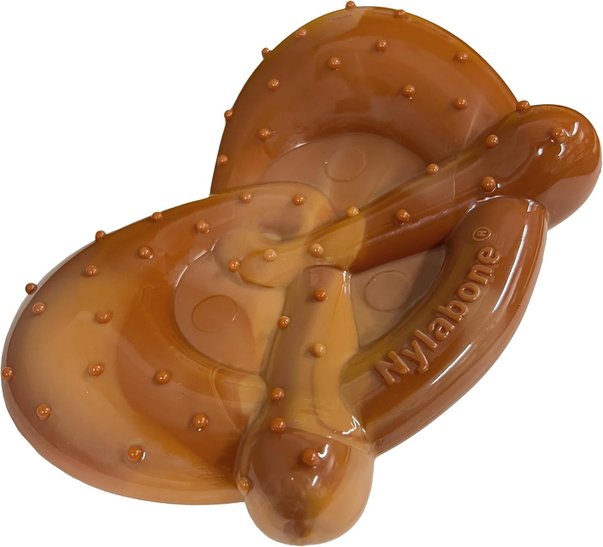 Nylabone Power Chew Pretzel dog chew toy front view