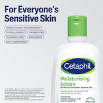 Cetaphil moisturising lotion back label details