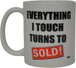 Rogue River Tactical realtor coffee mug front view showing printed text