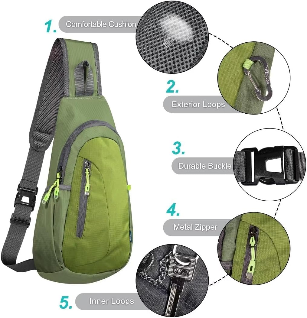 TITECOUGO travel backpack worn by model