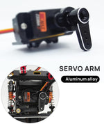 Hoplex RC crawler replacement servo packaged with mounting bracket