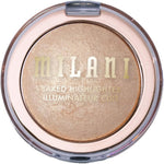 Milani Baked Highlighter side angle view showing talc free cruelty free makeup