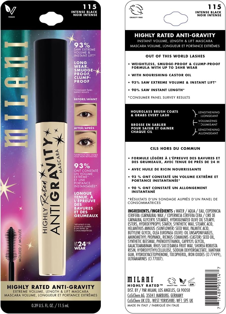 Molded hourglass shaped lash coating mascara wand close up