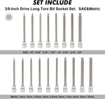 Casoman 18 piece allen socket set in storage case