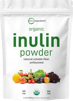 Micro Ingredients Organic Inulin FOS Fiber Powder, 1.1 lb | Quick Water-Soluble Prebiotic | Natural Unflavored Fiber for Yogurt, Smoothies, & Drinks | Vegan Friendly, Dissolves Clear, Non-GMO - Image 9