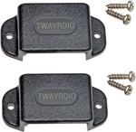 TWAYRDIO dashboard mount holder for handheld radio front view installed on vehicle cabin panel
