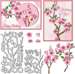GLOBLELAND Hibiscus Lilies Cutting Dies for Card Making Flowers Cut Die for DIY Scrapbooking Journal Embossing Paper Craft Decor - Image 9