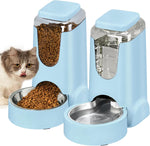 Hwonmte automatic cat feeder and water dispenser front view