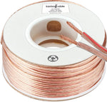 Kinter 16 gauge 100ft speaker wire spool front view