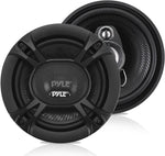 Pyle 3-Way Universal Car Stereo Speakers front view audio driver
