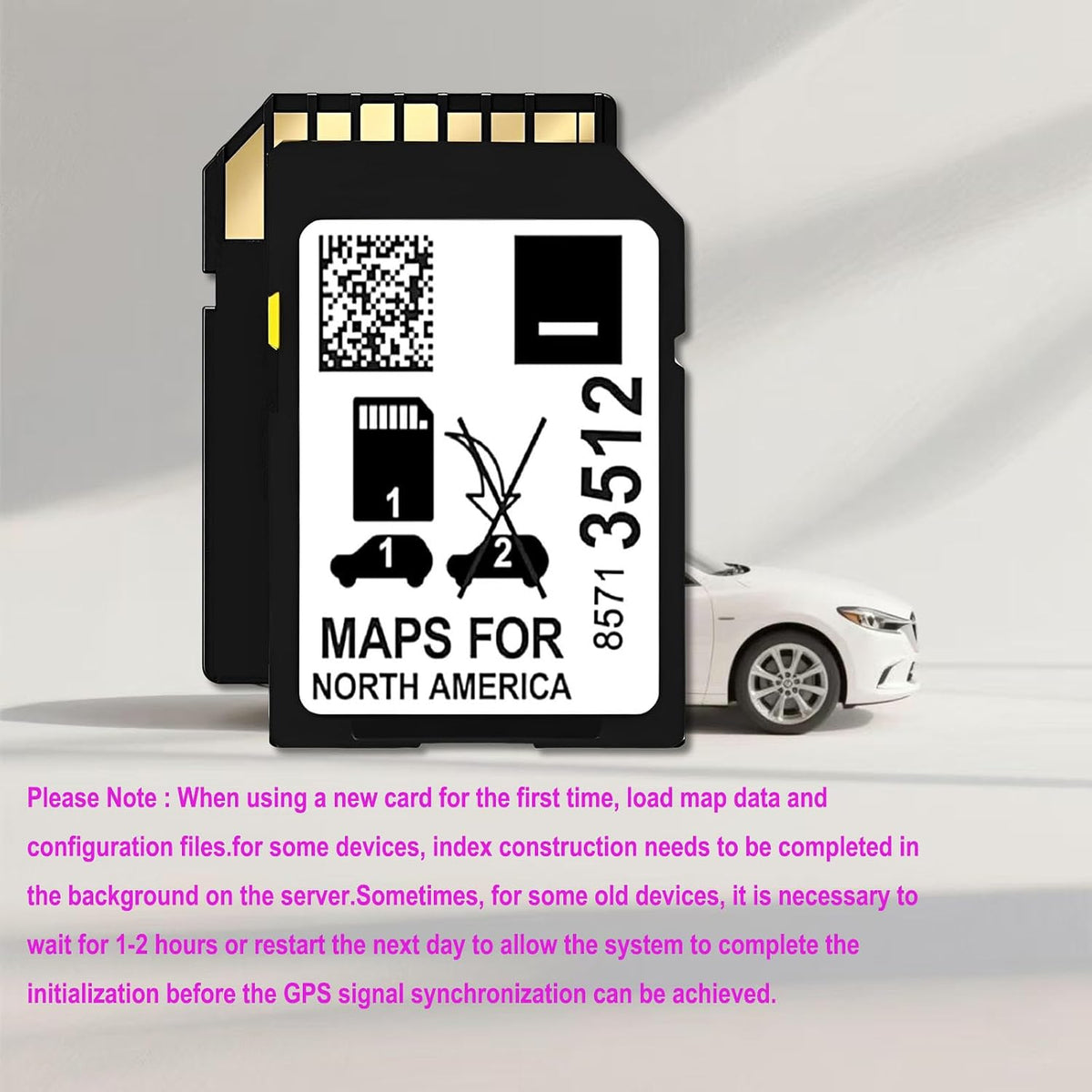 SZCFQTF map software version screen confirmation display