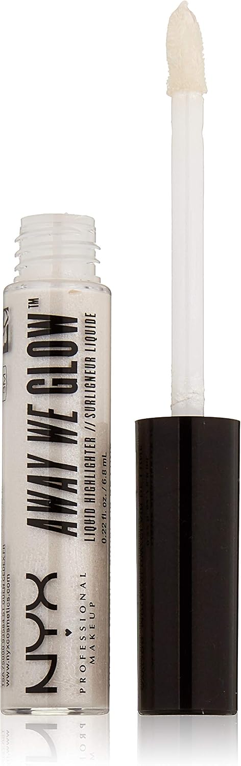 Nyx Away We Glow Liquid Highlighter Moon Glow front view